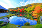 京都　紅葉　絶景　リフレクション