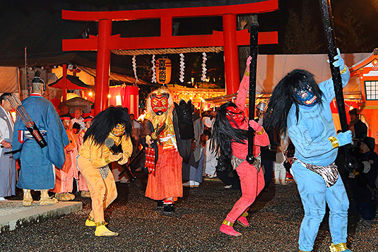 吉田神社　節分　画像