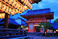 八坂神社　ライトアップ　写真