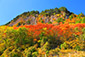 奈良県　屏風岩　紅葉
