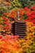 奈良　談山神社　紅葉　塔