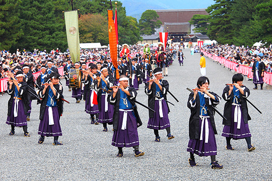 京都　秋祭り　時代祭