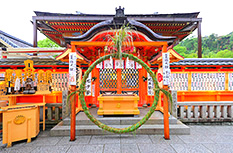 京都　茅の輪くぐり