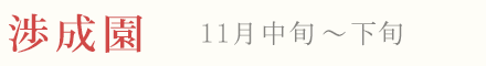 渉成園 紅葉 ライトアップ