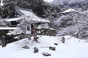 京都 高台寺の雪景色
