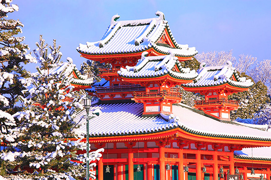 京都　冬　画像