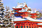 京都　冬　高画質画像　平安神宮