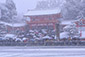 八坂神社　雪景色