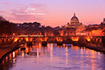 イタリア　ローマ　サンタンジェロ橋