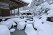 湖東三山　百済寺　雪景色