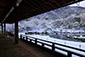 嵐山　天龍寺　雪画像