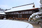 銀閣寺　方丈　雪景色