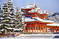 平安神宮　雪　高画質画像