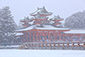 京都　平安神宮　雪景色　写真家　今宮康博　カメラマン