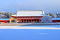 平安神宮　冬　雪