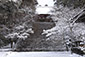 高雄　神護寺　雪景色　絶景