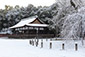 上賀茂神社　冬の境内