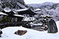 京都　高台寺　雪