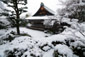 金福寺　雪　高画質画像