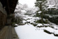 金福寺　雪　写真
