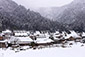 美山　雪景色　写真