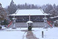 京都　妙満寺　雪景色　みょうまんじ