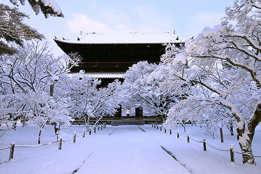 南禅寺　雪　高画質写真