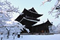 南禅寺　雪景色　高画質　画像