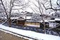 京都　東山　ねねの道　雪景色
