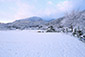 京都　大原の里　雪景色　高画質画像