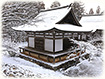 神護寺　雪景色