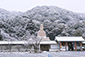 霊山観音　雪景色