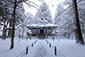 京都　雪景色　名所　三千院