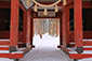 長野　雪の戸隠神社