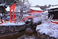 下鴨神社の雪景色
